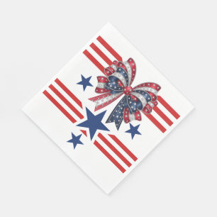 patriottisch matching paper-Bord Servet