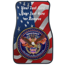 Patriottisch Mats Front Uitzicht over design