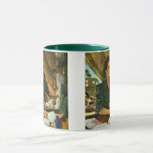 Patriottisch, medisch verpleegster telefonisch Mok (Midden)