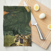  Patriottisch, medisch verpleegster telefonisch Theedoek (Quarter Fold)