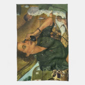  Patriottisch, medisch verpleegster telefonisch Theedoek (Verticaal)