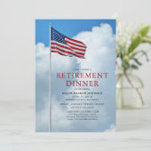 Patriottisch militair vlaggenpensioen kaart (Staand voorkant)