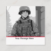 Patriottisch Militair VS Informatiekaartje (Achterkant)