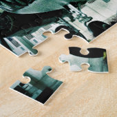 Patriottisch militair WWII-vliegtuig met Amerikaan Legpuzzel (Zijkant)