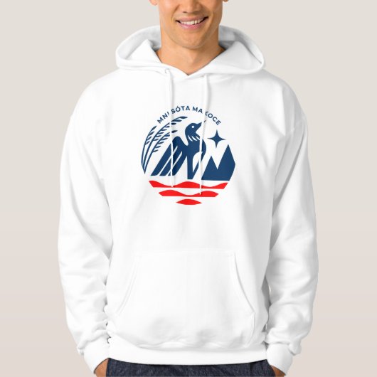 Patriottisch Minnesota Hoodie (Voorkant)