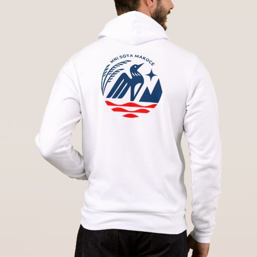 Patriottisch Minnesota Hoodie (Achterkant)