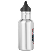 Patriottisch Moeras Monster Old Glory Horror Monst Waterfles (Links)