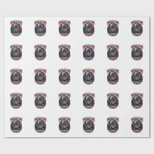 Patriottisch moerasmonster Old Glory Horror Monste Cadeaupapier