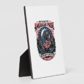 Patriottisch moerasmonster Old Glory Horror Monste Fotoplaat (Zijkant)