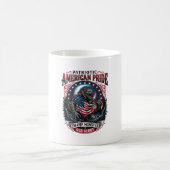 Patriottisch moerasmonster Old Glory Horror Monste Koffiemok (Center)