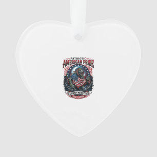 Patriottisch moerasmonster Old Glory Horror Monste Ornament