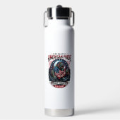 Patriottisch moerasmonster Old Glory Horror Monste Waterfles (Voorkant)