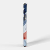 Patriottisch Monogram Arend Amerikaanse Vlag iPhone Hoesje (Rechterkant)