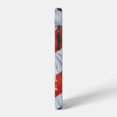 Patriottisch Monogram Arend Amerikaanse Vlag iPhone Hoesje (Linkerkant)