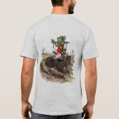Patriottisch Monster kar golf T-shirt (Achterkant)