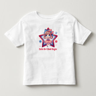 Patriottisch Moppie – Baby Zeearend met Strik Meis Kinder Shirts