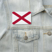 Patriottisch naamplaatje met vlag van Alabama, Ver (In situ)