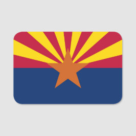 Patriottisch naamplaatje met vlag van Arizona, Ver