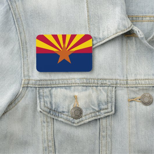 Patriottisch naamplaatje met vlag van Arizona, Ver (In situ)