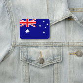 Patriottisch naamplaatje met vlag van Australië (In situ)