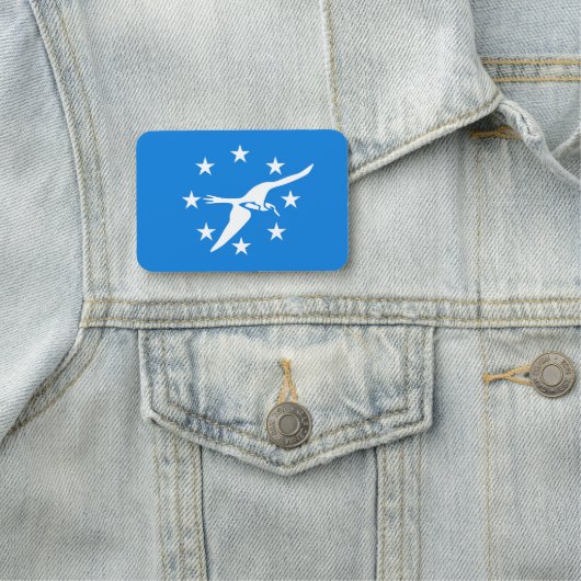 Patriottisch naamplaatje met vlag van Corpus Chris (In situ)