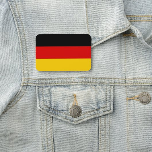 Patriottisch naamplaatje met vlag van Duitsland (In situ)