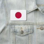 Patriottisch naamplaatje met vlag van Japan (In situ)