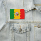 Patriottisch naamplaatje met vlag van Los Angeles  (In situ)