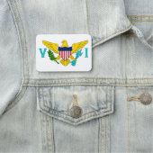 Patriottisch naamplaatje met vlag van Maagdeneilan (In situ)