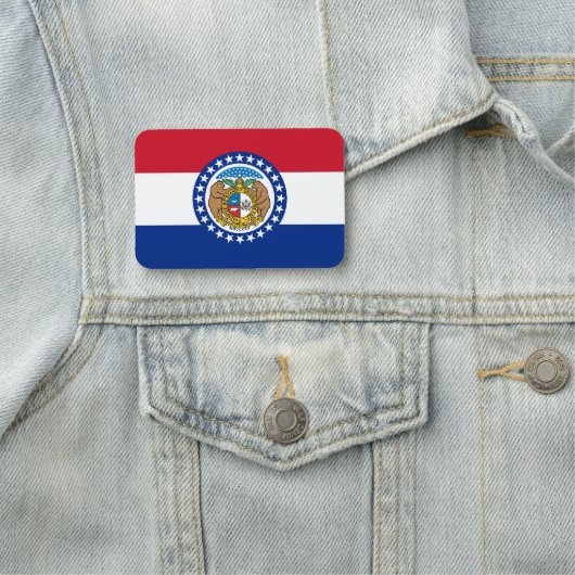 Patriottisch naamplaatje met vlag van Missouri (In situ)