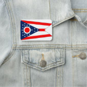 Patriottisch naamplaatje met vlag van Ohio (In situ)
