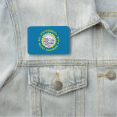 Patriottisch naamplaatje met vlag van South Dakota (In situ)