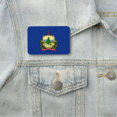 Patriottisch naamplaatje met vlag van Vermont (In situ)