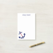 Patriottisch nautisch anker Ahoy daar Quote 4 x 6 Post-it® Notes (Op bureau)