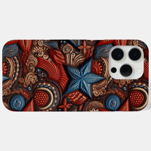 Patriottisch nepleer Case-Mate iPhone case (Achterkant (horizontaal))