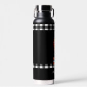 Patriottisch Noorwegen Vacuum geïsoleerd, Noorse v Waterfles (Voorkant)