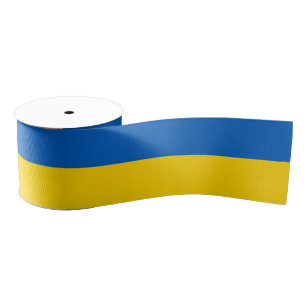 Patriottisch Oekraïne Vlag Blauw Geel Oekraïens Grosgrain Lint