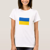 Patriottisch Oekraïne Vlag T-Shirt (Voorkant)