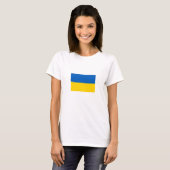 Patriottisch Oekraïne Vlag T-Shirt (Voorkant volledig)