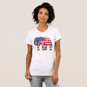 Patriottisch olifant t-shirt (Voorkant volledig)