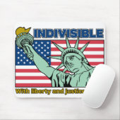 Patriottisch-Ondeelbaar-Vrijheid & Rechtvaardighei Muismat (Met muis)