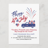 patriottisch onroerend goed | Redactie 4 juli Briefkaart (Voorkant)