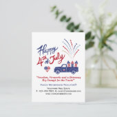 patriottisch onroerend goed | Redactie 4 juli Briefkaart (Staand voorkant)