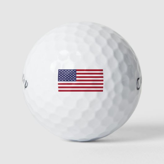 Patriottisch ontwerp Amerikaanse vlag Golfballen (Voorkant)