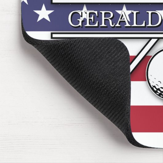 Patriottisch ontwerp Amerikaanse vlag Muismat (Hoek)