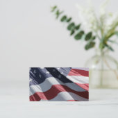 Patriottisch ontwerp met twee zijden van het Visit Visitekaartje (Staand voorkant)