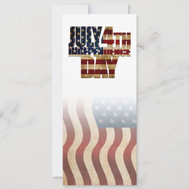 Patriottisch ontwerp van de vlag op 4 juli (Voorkant)