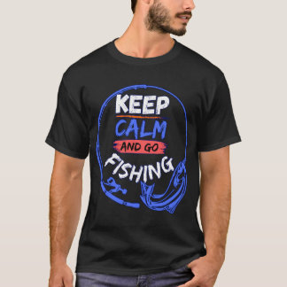 Patriottisch ontwerp voor het vissen op baars met t-shirt