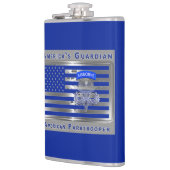 Patriottisch ontworpen Amerikaanse parachutistenvl Heupfles (Links)