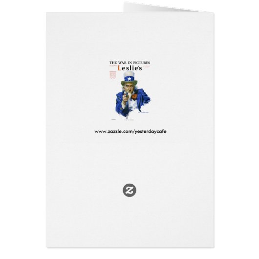  patriottisch oom Sam Magazine Hoesje Art (Achterkant)